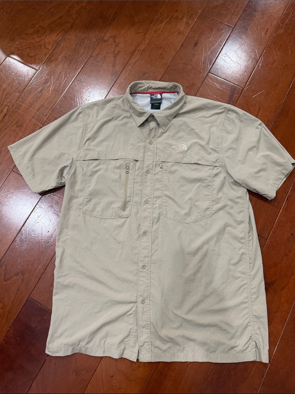 The North Face Men’s Short-Sleeve Button-Down Shirt - Beige